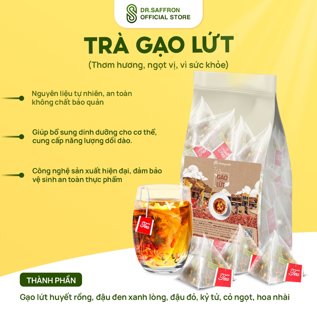 Thiết Kế Của Trà Gạo Lứt Mộc Hương Sơn Hỗ Trợ Giữ Gìn Vóc Dáng