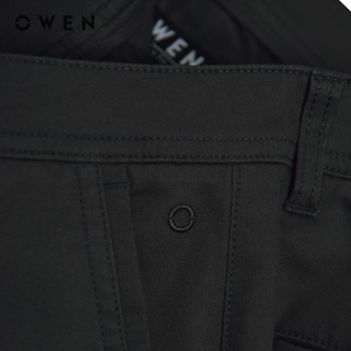 Owen - Quần khaki Regularfit QKR251269 màu Xám đậm chất liệu CVC Spandex
