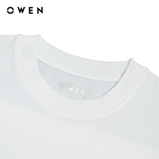 Owen - Áo T-shirt Relaxfit TSN243847 màu Trắng chất liệu CVC Spandex