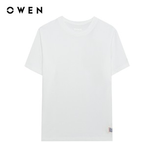 Owen - Áo T-shirt Relaxfit TSN243847 màu Trắng chất liệu CVC Spandex