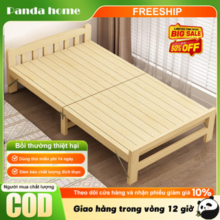 Giường gấp 1.9m làm bằng gỗ nguyên khối không cần lắp đặt, chắc chắn, chịu lực cao bảo hành 10 năm
