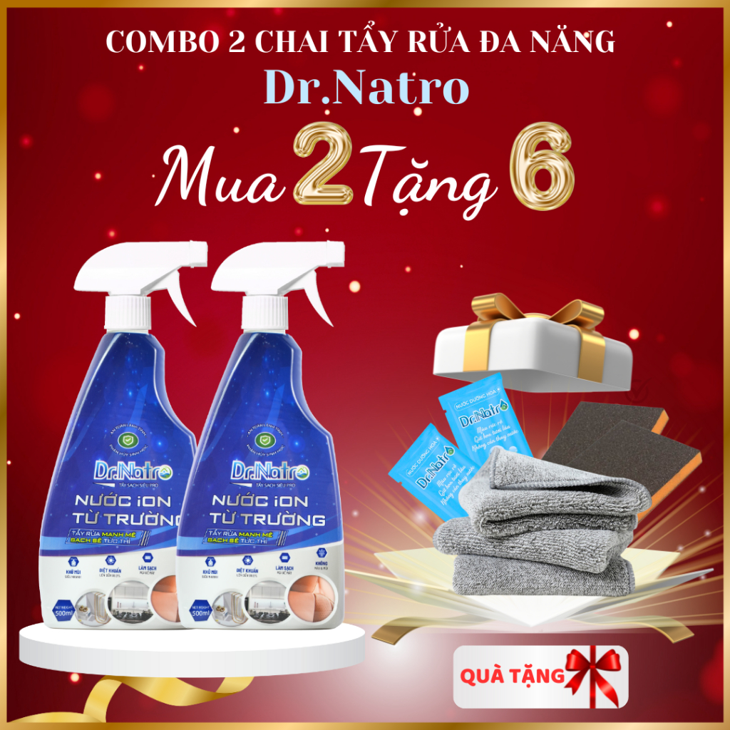 Nước Tẩy Đa Năng Dr Natro - Hình ảnh thực tế