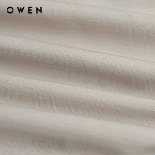 Owen - Áo sơ mi dài tay Regular Fit AR250057DT màu Be chất liệu Bamboo spandex