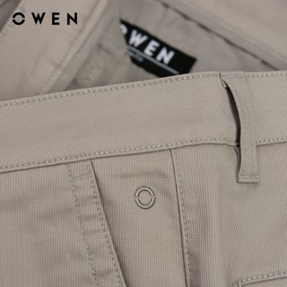 Owen - Quần khaki Slim Fit QKS251275 màu Xám chất liệu CVC Spandex