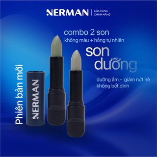 Son dưỡng cho nam Nerman dưỡng ẩm môi, giảm nứt nẻ, không bết dính Men in Black 4g