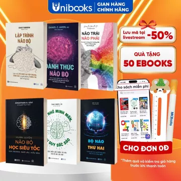 Bộ Sách: Bộ não thứ hai, Lập trình não bộ, Huấn luyện não bộ, Đánh thức não bộ, Não trái - Não phải, Trí nhớ minh mẫn