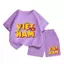 Bộ cộc tay unisex cho bé – Họa tiết chữ Việt Nam, chất vải thun cotton co giãn thoáng mát (M 222)