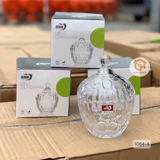 Thố Thuỷ Tinh Deli Đựng Mứt-Hũ Thủy Tinh Đựng Hạt Dưa, Đựng Mứt Và Bánh Kẹo Tết Cam Homeware