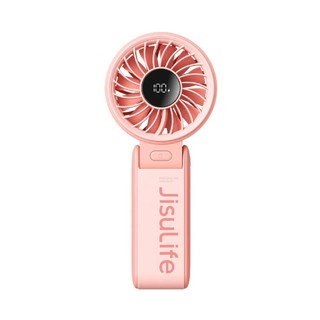 Quạt Cầm Tay Jisulife Life 7 - Pin 3600mAh/5000mAh, 5 Cấp Độ Gió, Màn Hình LED, Gập 150°, Sạc Type-C - Bảo hành 12 Tháng