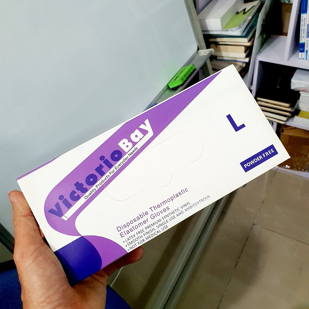 ộp 100 Chiếc Găng Tay Victorio Bay Silicon ZA67, Găng Tay Rửa Chén Sử Dụng Một Lần