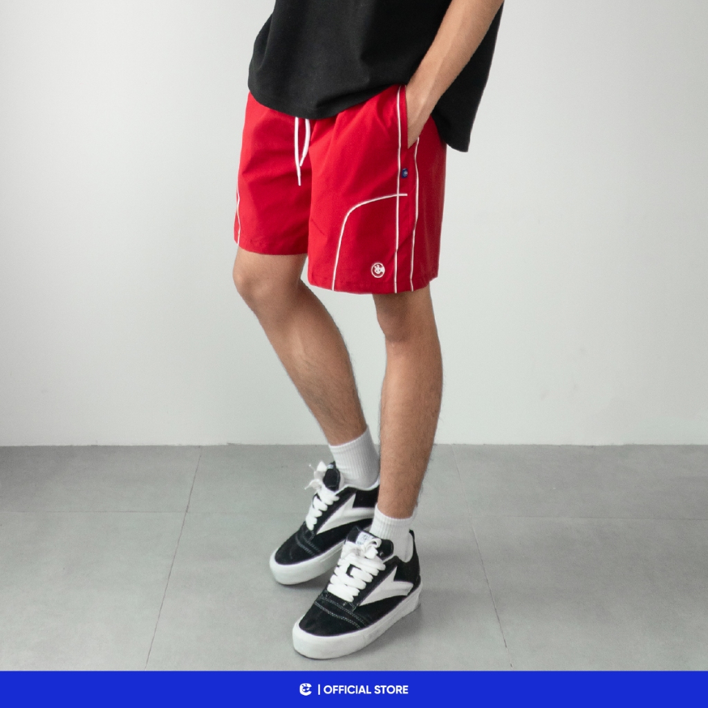 Quần short gió mùa hè đùi nam nữ Local Brand Chính Hãng City Cycle Quần short gió Outline