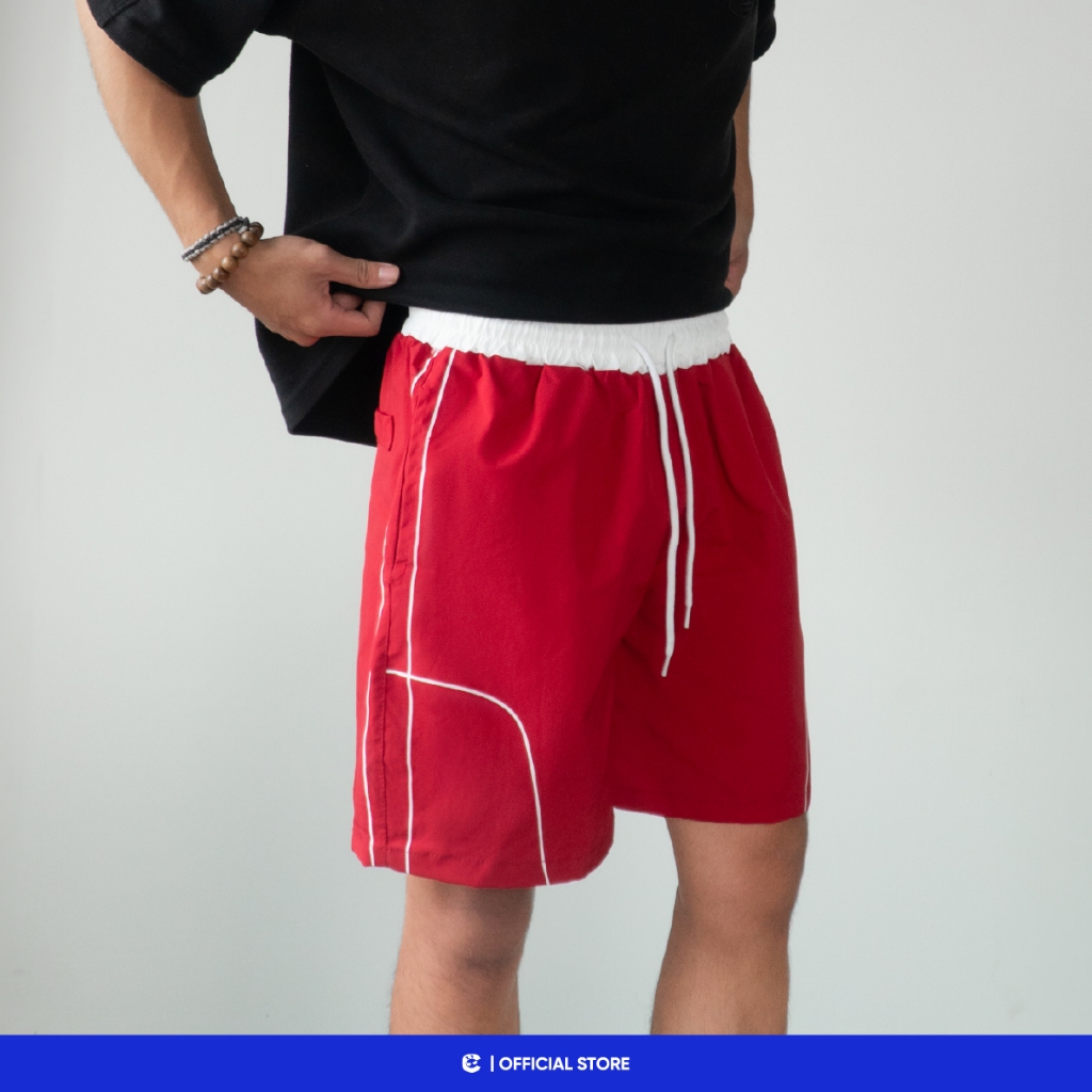 Quần short gió mùa hè đùi nam nữ Local Brand Chính Hãng City Cycle Quần short gió Outline