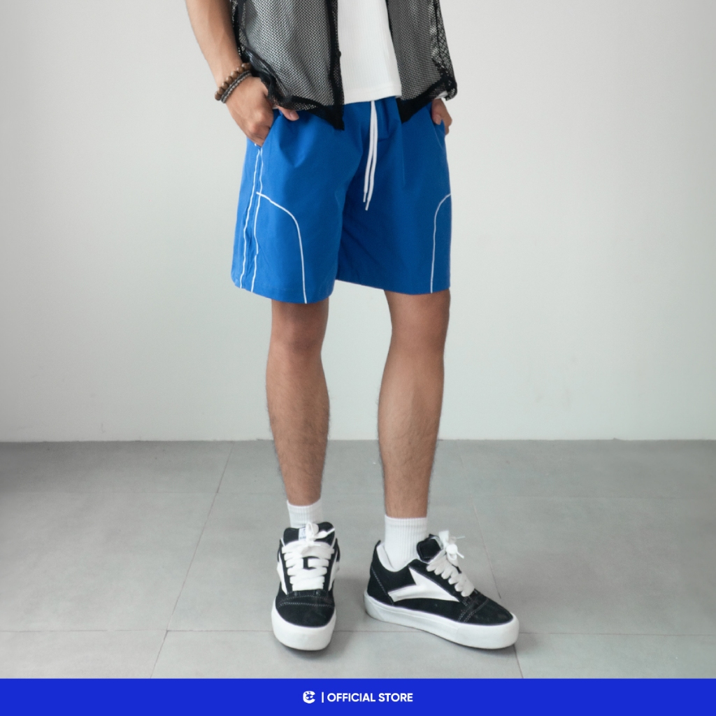 Quần short gió mùa hè đùi nam nữ Local Brand Chính Hãng City Cycle Quần short gió Outline