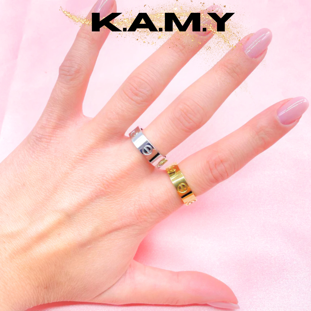 Nhẫn Cặp Nam Nữ Basic – Chất Liệu Bền Đẹp, Không Đen, Không Gỉ - Phụ kiện couple đẹp sang trọng