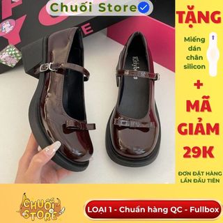 Giày lolita nữ da PU tổng hợp dệt vải đế cao su êm ái mềm mại thoải mái êm chân