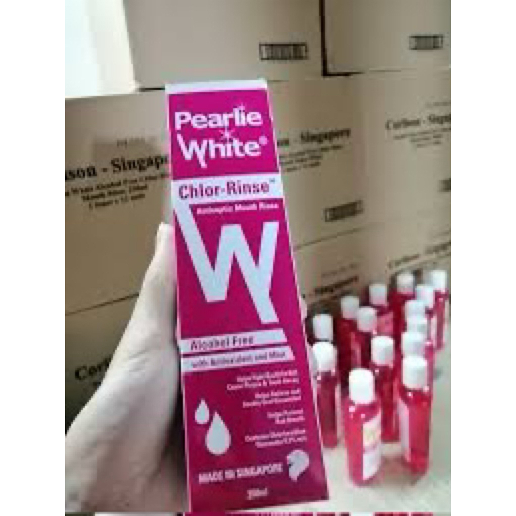 Pearlie White Chlor‑Rinse Antiseptic Mouth Rinse (nước súc miệng sát ...