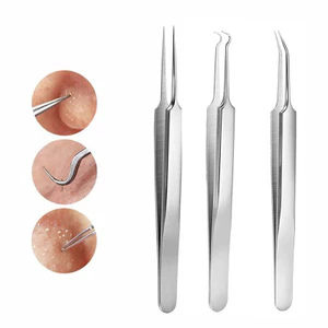Nhíp Lấy Mụn Đầu Đen Thép Không Gỉ - Thiết Kế Đầu Nhọn Mảnh, Hiệu Quả Và An Toàn Cho Làn Da nhíp gắp mụn đầu đen