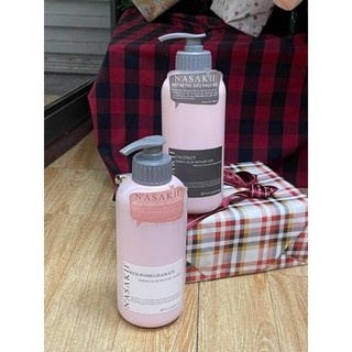 (Chính Hãng) CẶP DẦU GỘI XẢ NASAKII 1000ML lưu hương mềm tóc suôn mượt
