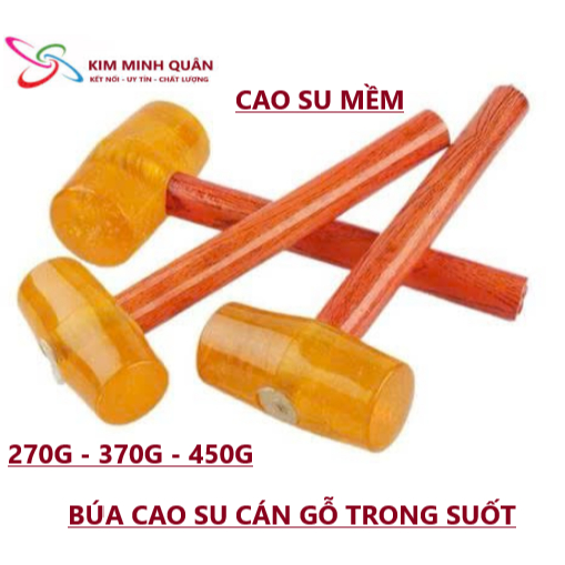 Búa Cao Su Cán Gỗ , Cao Su Mềm , Trong Suốt Nhỏ -Trung - Lớn , Chuyên ...