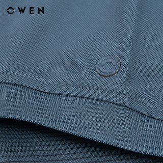 Owen - Áo polo Body Fit APV253661 màu Xanh đậm chất liệu Café