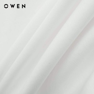 Owen - Áo sơ mi ngắn tay J-Form AJ250005N màu Trắng chất liệu Oxford