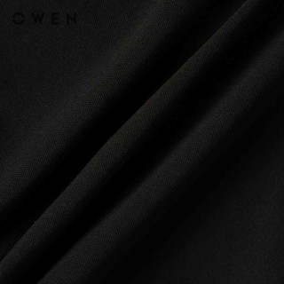 Owen - Áo polo Bodyfit APV253623 màu Đen chất liệu CVC Spandex