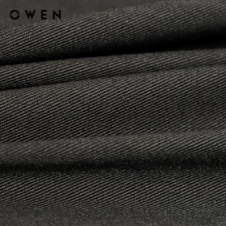 Owen - Quần khaki Regular Fit QKR251280 màu Đen chất liệu Poly recycled (Renu)