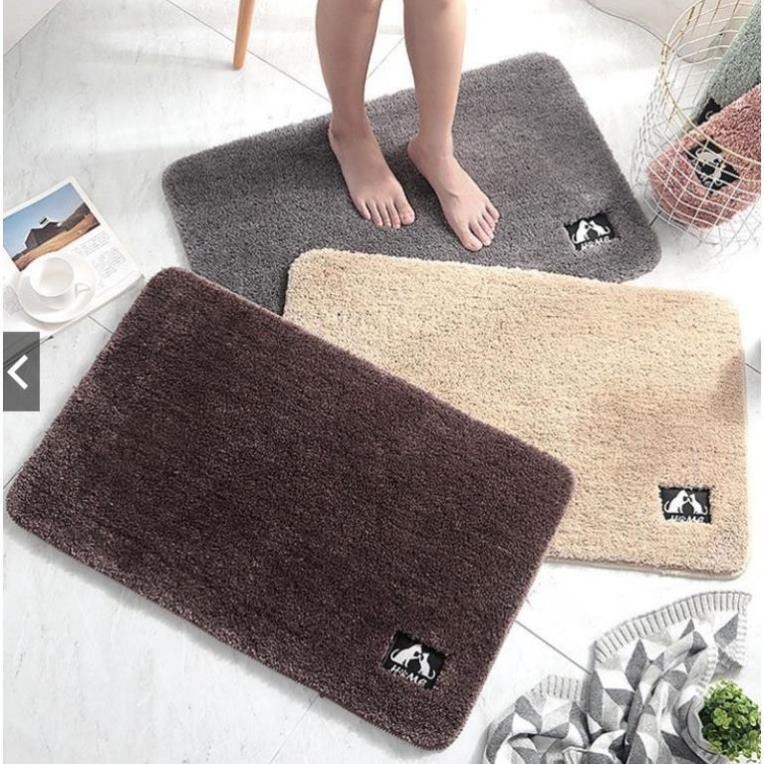 Thảm Lau Chân Nỉ - Chống Trượt, Thấm Hút Tốt [ Khổ 40*60CM] để cửa ra vào, nhà tắm nhà bếp, cầu thang