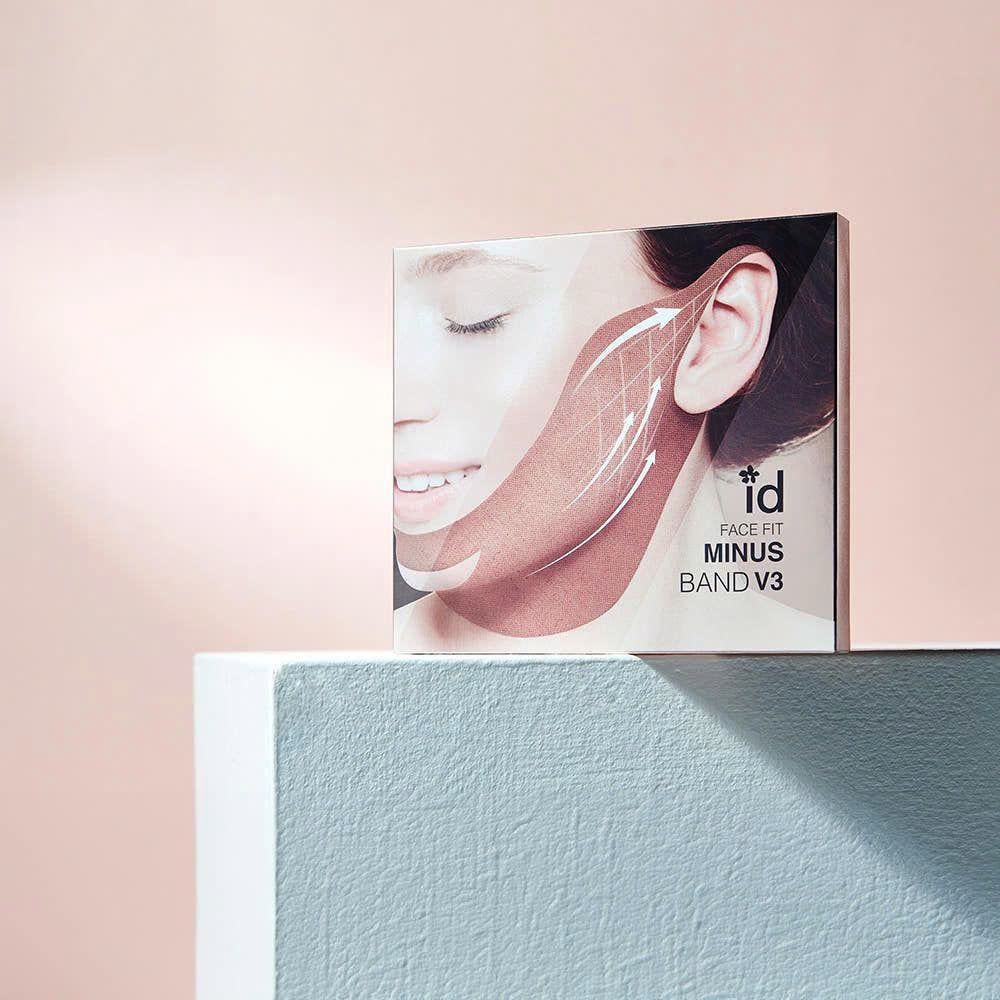Q114_Mặt nạ nâng cơ làm trắng giảm nhăn ID Face Fit Minus Band V3 (Hộp 4 miếng)