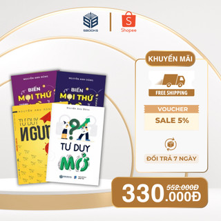 Sách - Combo 4 Cuốn : Tư Duy Ngược + Tư Duy Mở + Biến Mọi Thứ Thành Tiền (Quyển 1 + 2)