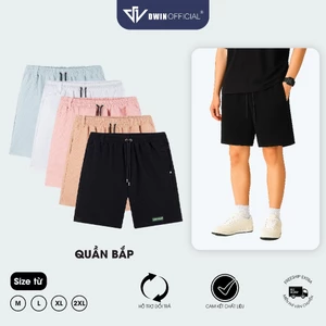 Quần short nam xốp tổ ong Dwin thể thao basic nam nữ oversize phong cách đường phố Hàn Quốc Ulzzang QS02A
