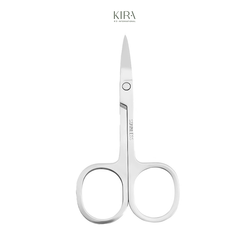 Kéo tỉa lông mày inox đầu tròn đầu nhọn – Kéo cắt tỉa lông mũi, chân mày mini an toàn không rỉ