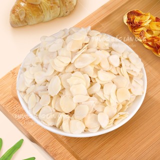 Nhân hạnh nhân thái lát 100g (Hạnh nhân sống, nguyên liệu làm bánh) - Thuốc Bắc Lãn Ông