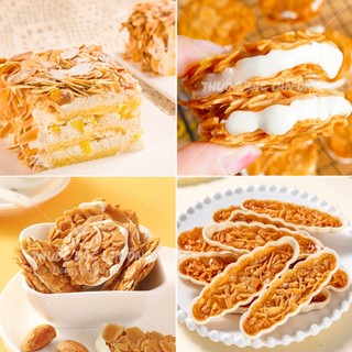 Nhân hạnh nhân thái lát 100g (Hạnh nhân sống, nguyên liệu làm bánh) - Thuốc Bắc Lãn Ông