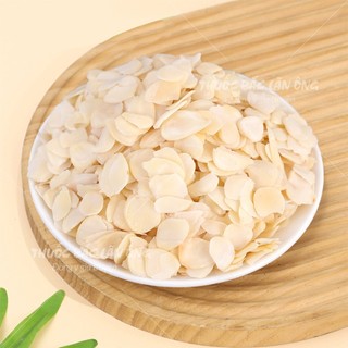 Nhân hạnh nhân thái lát 100g (Hạnh nhân sống, nguyên liệu làm bánh) - Thuốc Bắc Lãn Ông