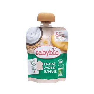 Sữa chua yến mạch hữu cơ cho bé vị chuối Babybio 85g (≥ 6 tháng)