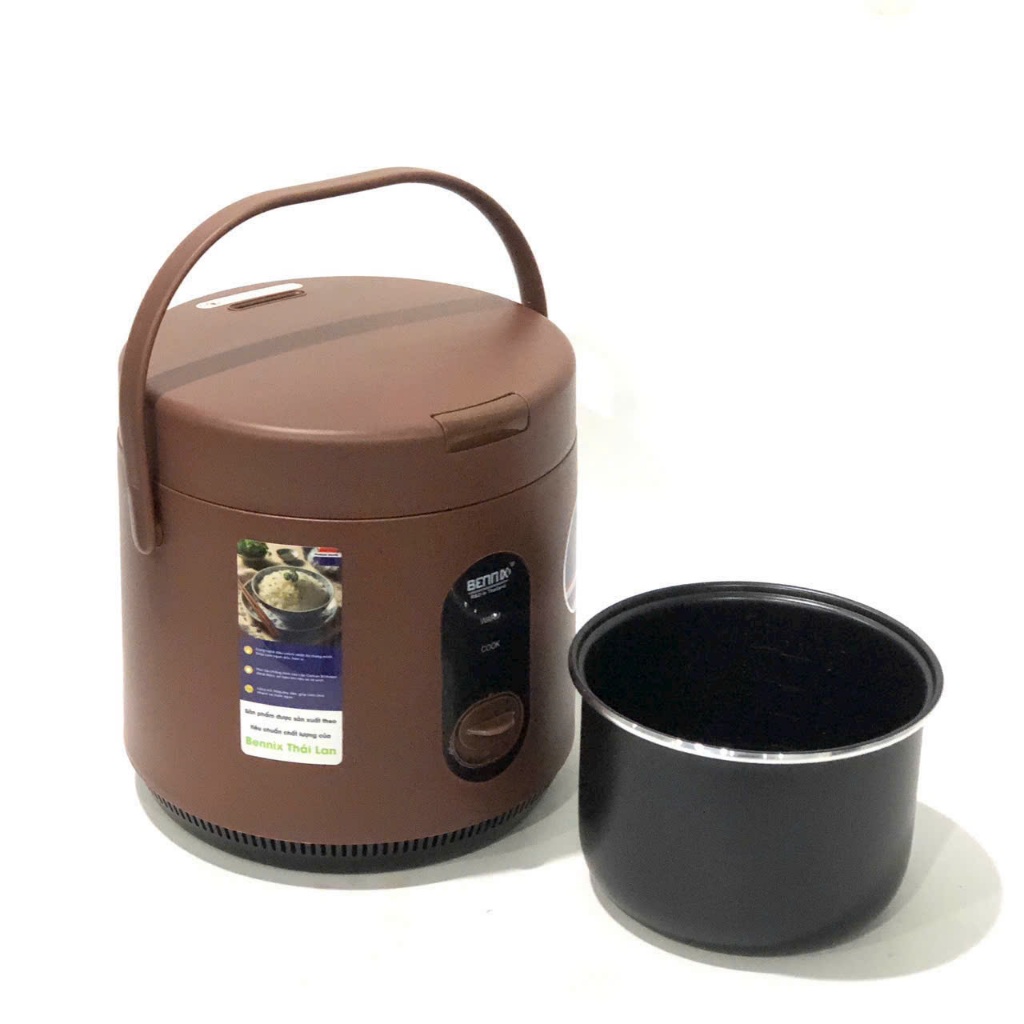 Nồi cơm mini Bennix 0,8L BN -MRC08,siêu nhỏ, siêu cute. Bảo hành chính hãng 12 tháng
