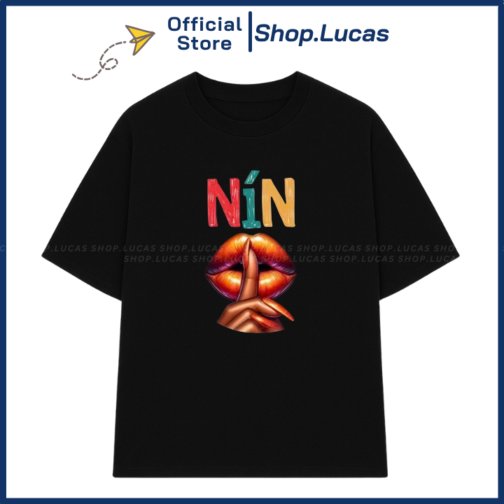 Áo Thun In Chữ NÍN Meme Hài Hước Nam Nữ Unisex Cổ Tròn Cotton Shoplucas ...