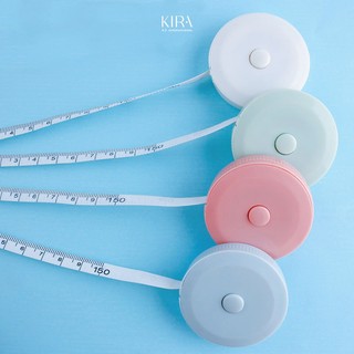 Thước dây mini cuộn tròn 1.5m – Thiết kế xinh xắn, tự động rút gọn, đo quần áo, cơ thể, đồ vật cực tiện