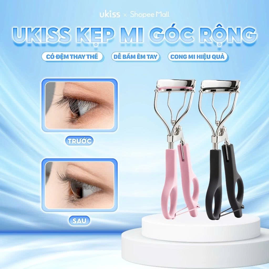 UKISS Kẹp Mi Góc Rộng Giúp Cong Lâu Kèm Đệm Thay Thế Tiện Lợi | NHÍM HOUSE