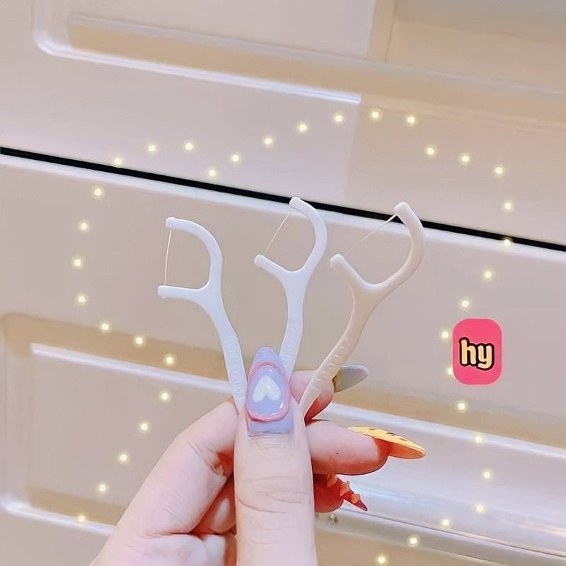 Combo 9 Hộp 450 Chiếc Tăm Chỉ Nha Khoa Triệt Trùng Vệ Sinh