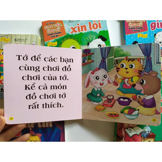 Sách - Hộp Kỹ Năng Giao Tiếp Ứng Xử Bằng Tranh Cho Bé - Bộ 8 Cuốn - Đại Mai Books