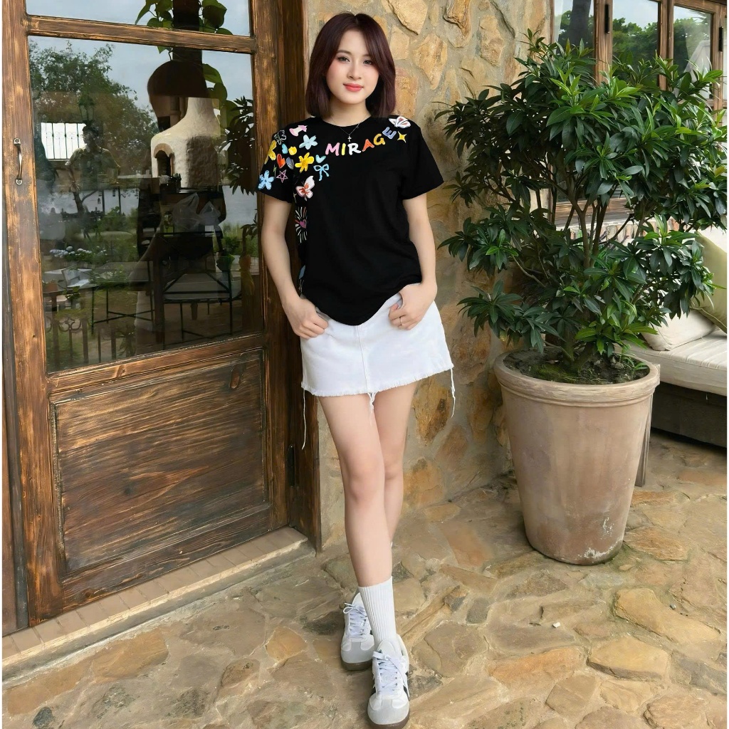 Áo Thun Mirage In Full Sắc Màu Local Brand Chất 100% Cotton Mềm Mịn Thoáng Mát.