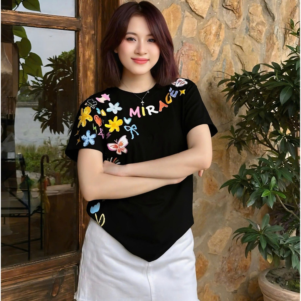 Áo Thun Mirage In Full Sắc Màu Local Brand Chất 100% Cotton Mềm Mịn Thoáng Mát.
