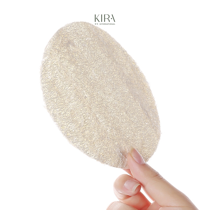 Miếng rửa mặt từ xơ mướp thiên nhiên | Tẩy tế bào chết dịu nhẹ – Làm sạch sâu – Dùng cho mọi loại da-Không viền