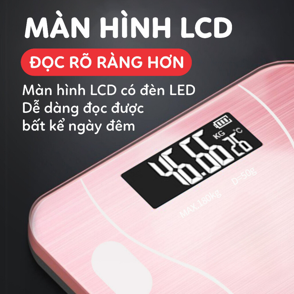 Cân Điện Tử Sức Khỏe Thông Minh - Kết nối trực tiếp với điện thoại