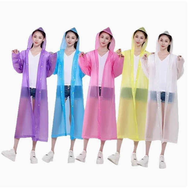 Áo Mưa Một Người Chất Liệu EVA, Phù Hợp Chiều Cao 1M50-1M85, Chống Thấm Đi Mưa, Chạy Bộ Giảm Cân T31