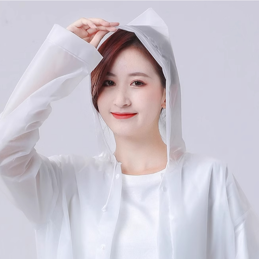 Áo Mưa Một Người Chất Liệu EVA, Phù Hợp Chiều Cao 1M50-1M85, Chống Thấm Đi Mưa, Chạy Bộ Giảm Cân T31