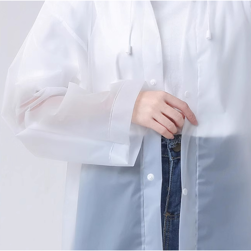 Áo Mưa Một Người Chất Liệu EVA, Phù Hợp Chiều Cao 1M50-1M85, Chống Thấm Đi Mưa, Chạy Bộ Giảm Cân T31