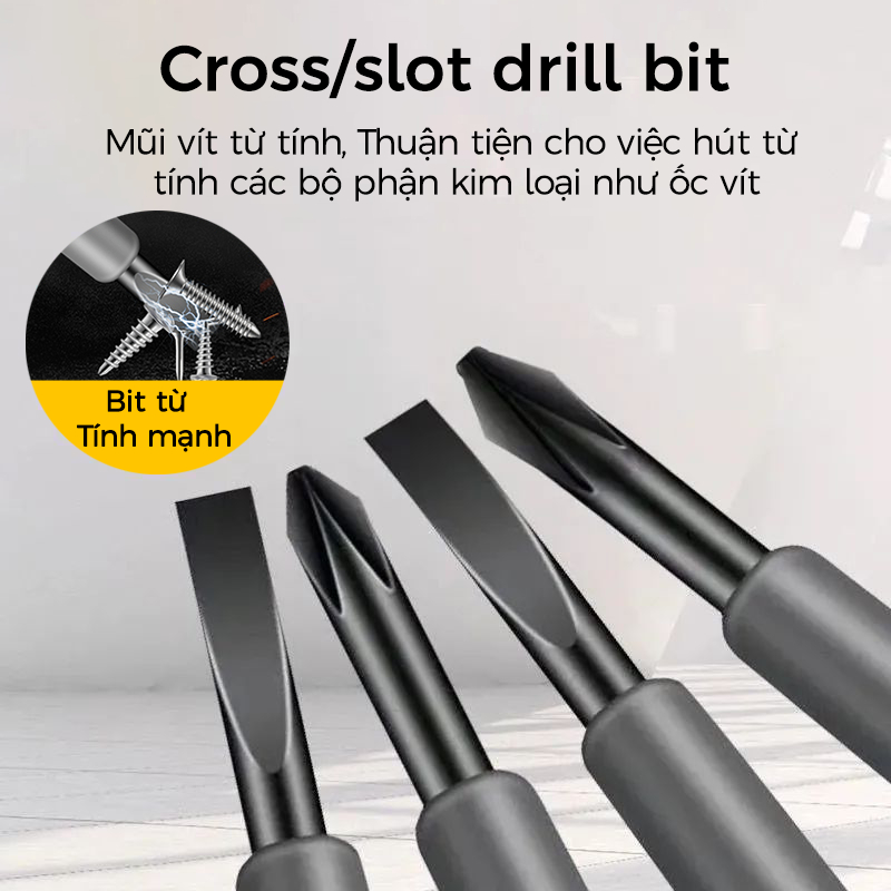 Bút Thử Điện Chuyên Dụng Cho Thợ Điện Áp Kỹ Thuật Số Đa Năng Kiêm Tua Vít Từ Tính Máy dò nguồn cảm ứng không tiếp xúc